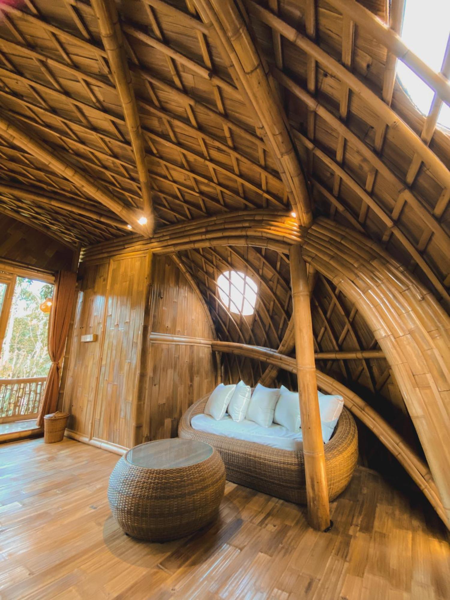 Alamvaya Bali Bamboo House Villa Sidemen  Exterior photo