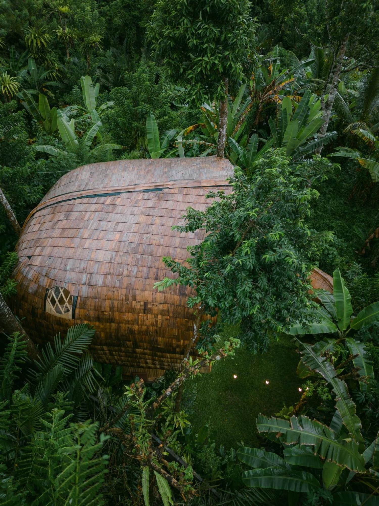 Alamvaya Bali Bamboo House Villa Sidemen  Exterior photo