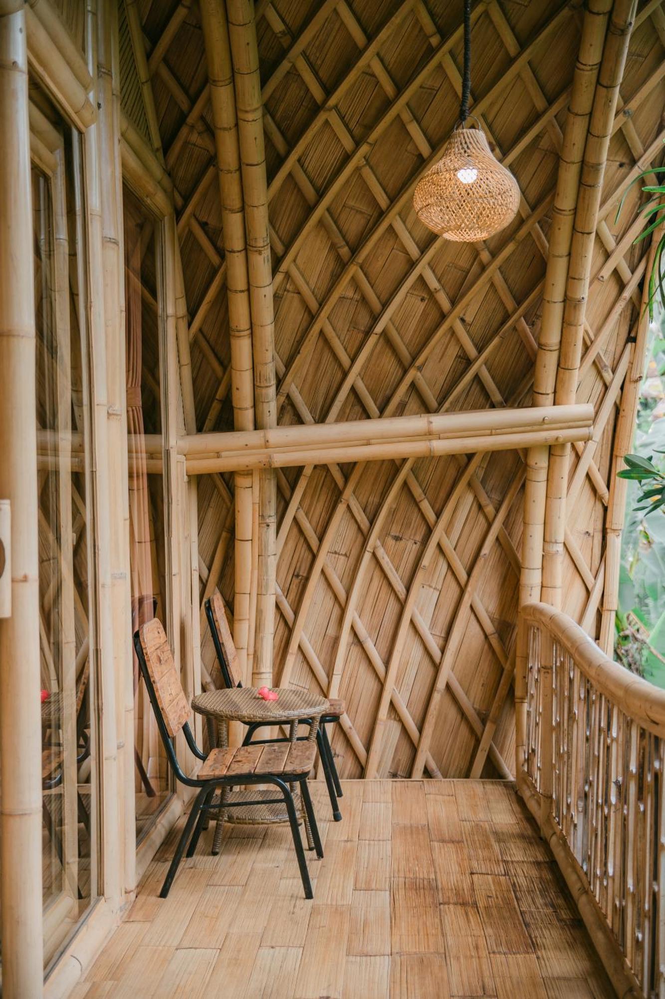 Alamvaya Bali Bamboo House Villa Sidemen  Exterior photo