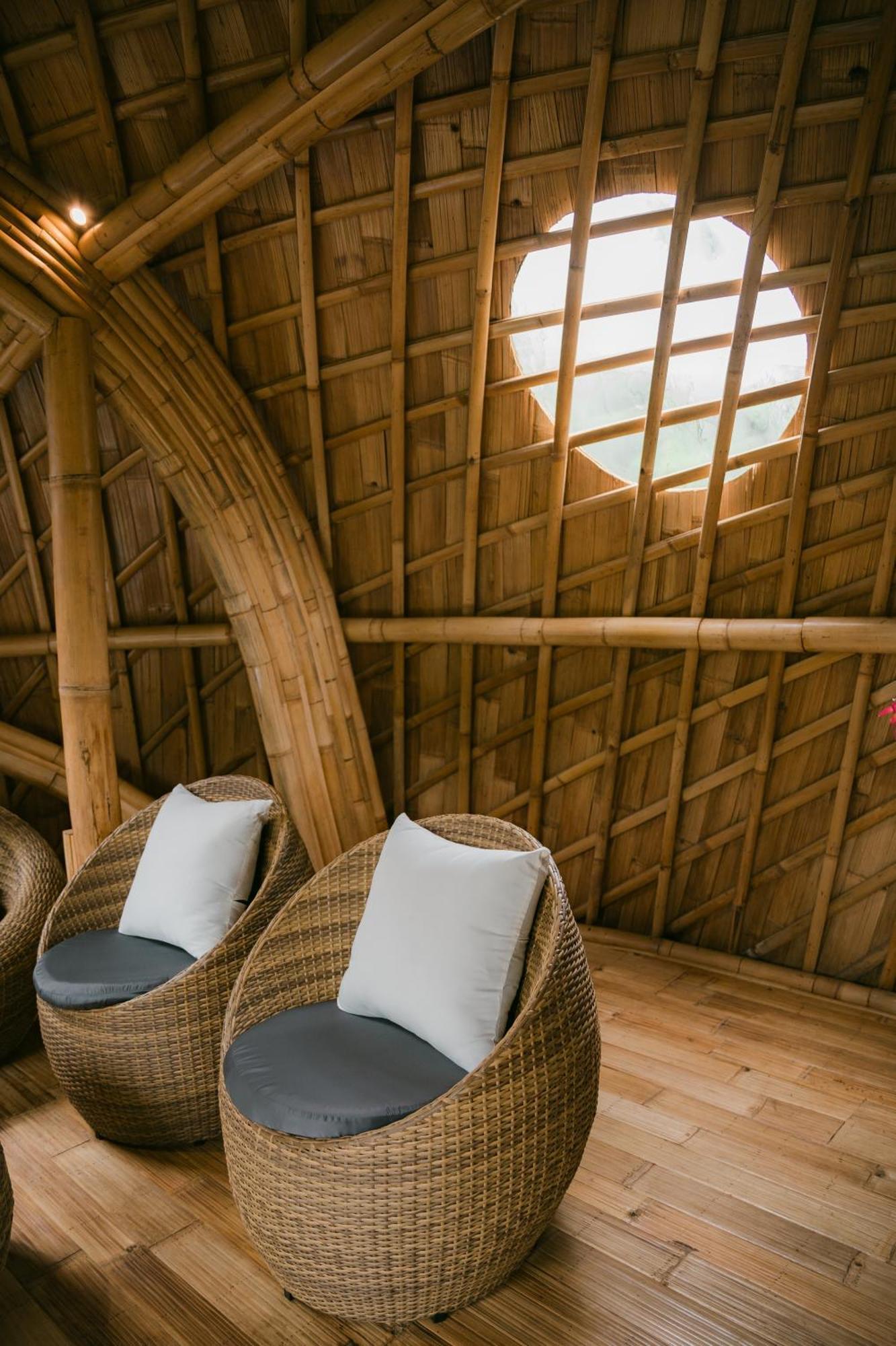 Alamvaya Bali Bamboo House Villa Sidemen  Exterior photo