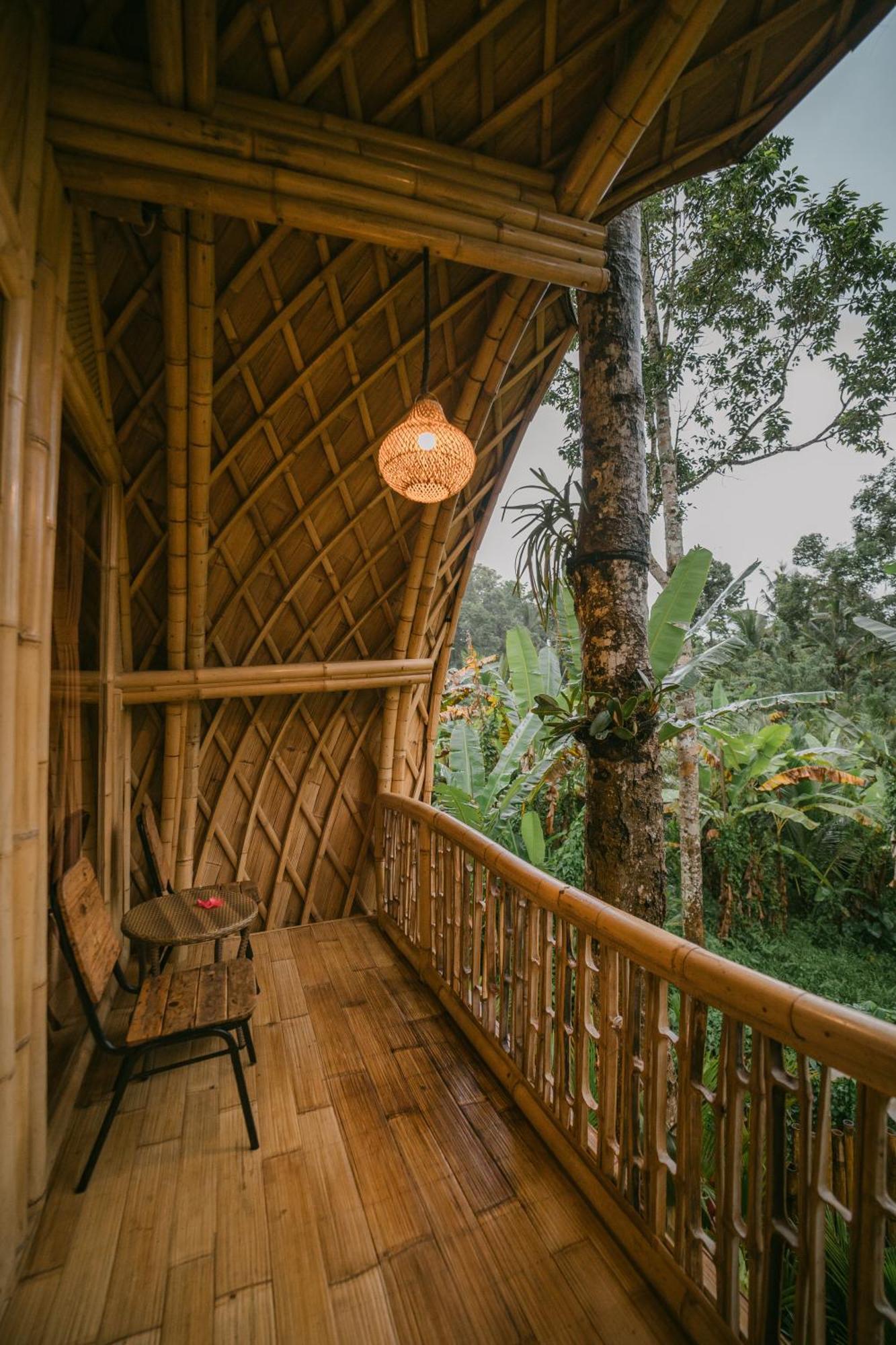 Alamvaya Bali Bamboo House Villa Sidemen  Exterior photo